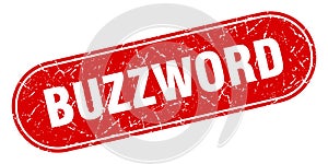 buzzword sign. buzzword grunge stamp.