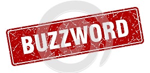 buzzword sign. buzzword grunge stamp.
