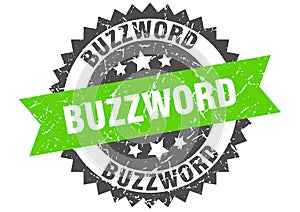 Buzzword stamp. buzzword grunge round sign.