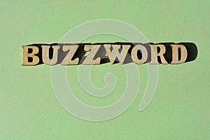 Buzzword, word as banner headline