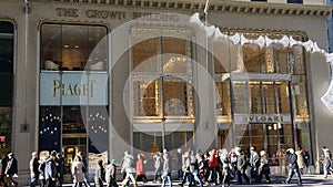Bvlgari and Piaget stores, The Crown Building, New York