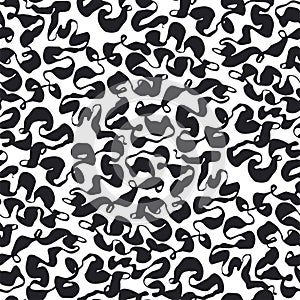 BW color hand drawn massy stroke seamless texture