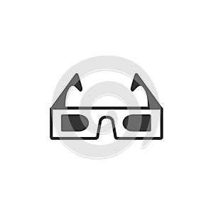 BW Icons - 3D glasses