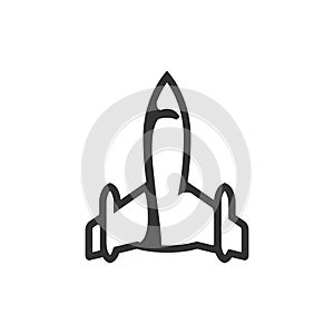BW Icons - Stealth bomber jet