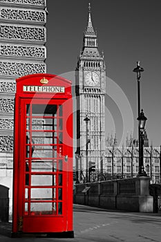 BW Westminster phone box