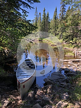 BWCA Snipe Lake Portage Break