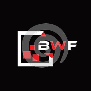 BWE creative minimalist letter logo. BWE unique vector initials alphabet letter logo