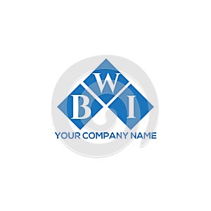 BWI letter logo design on white background.  BWI creative initials letter logo concept.  BWI letter design