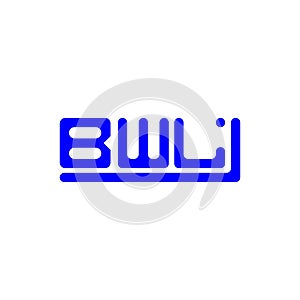 BWL letter logo creative design with vector graphic, BWL