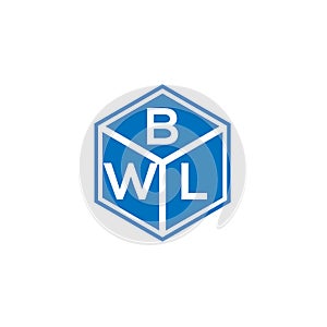 BWL letter logo design on black background. BWL creative initials letter logo concept. BWL letter design