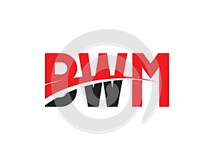 BWM Letter Initial Logo Design Vector Illustration