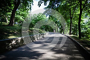 Bycicling in the park