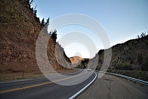 Byers Canyon near Hot Sulphur Springs Colorado in Grand County