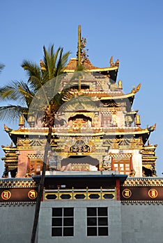 Bylajkuppe Tibetan monastery in India