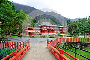 Byodo-In Buddhist temple photo