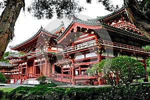 Byodo-In Buddhist temple- Oahu, Hawaii