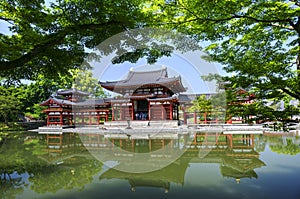 Byodo-in Buddhist temple in Uji, Japan photo