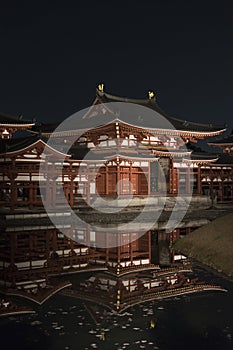 Byodo-in Buddhist temple in Uji, Kyoto, Japan