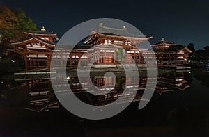 Byodo-in Buddhist temple in Uji, Kyoto, Japan