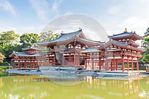 Byodo-in Phoenix Hall is a Buddhist temple in the city of Uji in Kyoto Prefecture, Japan