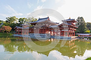 Byodo-in (Phoenix Hall) is a Buddhist temple in the city of Uji in Kyoto Prefecture, Japan