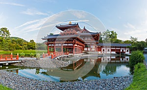 Byodo-in (Phoenix Hall) is a Buddhist temple in the city of Uji in Kyoto Prefecture, Japan