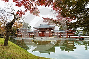 Byodo-in temple at autumn, Uji, Kyoto