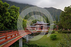 Byodo-In Temple, Oahu, Hawai photo