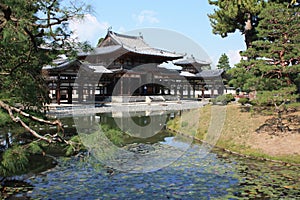 Byodoin Phoenix hall temple, Uji, Kyoto Japan
