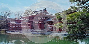 Byodoin Temple (Byodo-in) in Uji City, Kyoto, Japan.