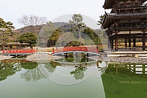 Byodoin Temple in winter season, Japan