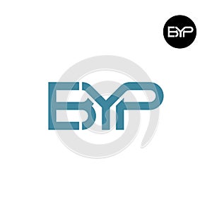 BYP Logo Letter Monogram Design