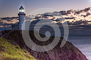 Byron Bay Lighthouse at sunrise