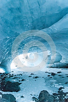 Byron Glacier Ice Cave