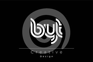 BYT Creative Unique Modern Letter Logo Design