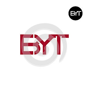 BYT Logo Letter Monogram Design