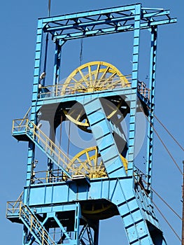 Bytom Szombierki-Industrial view-mine,Silesia,Poland
