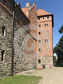 Bytow Castle in Poland, heritage building