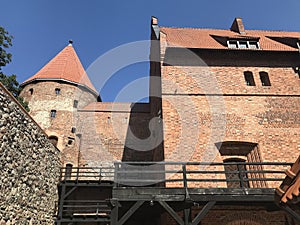 Bytow Castle in Poland, heritage building