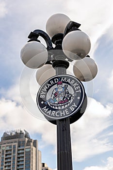 Byward Market in downtown Ottawa, Canada.