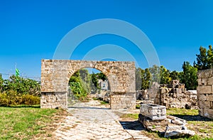 Byzantine Arch at the Al-Bass Tyre necropolis in Lebanon