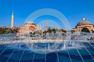 Byzantine architecture of the Hagia Sophia