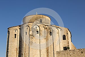 Byzantine architecture style church in Zadar, Croatia