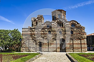 Byzantine Christ of Pantocrator Church, Nessebar, Bulgaria photo