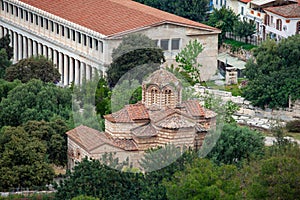 Byzantine Church of the Holy Apostles in Athens, Greece