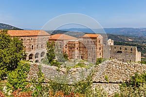 Byzantine city of Mystras, Peloponnes, Greece