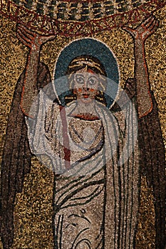 Byzantine fresco in Rome