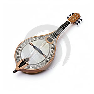 Byzantine-inspired Brown Mandolin With Panoramic Scale And Distinct Stylistic Range photo