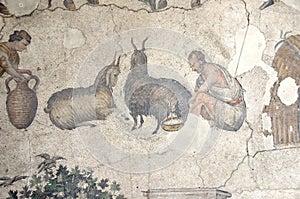 Byzantine mosaic photo