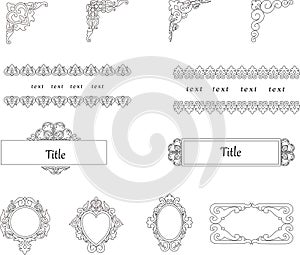 Samples magnificent Byzantine ornament